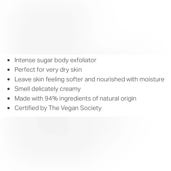 The Body Shop Coconut Sugar Body Scrub 🥥🚿 NEW Full Size - Picture 3 of 4